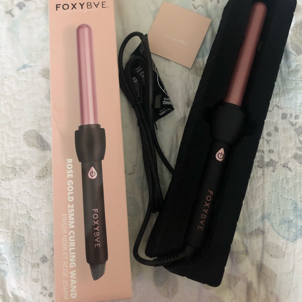 Foxy Bae Rose Gold 25mm Curling Wand